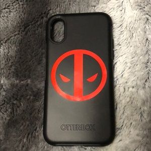 New without box. iPhone X Deadpool Otterbox